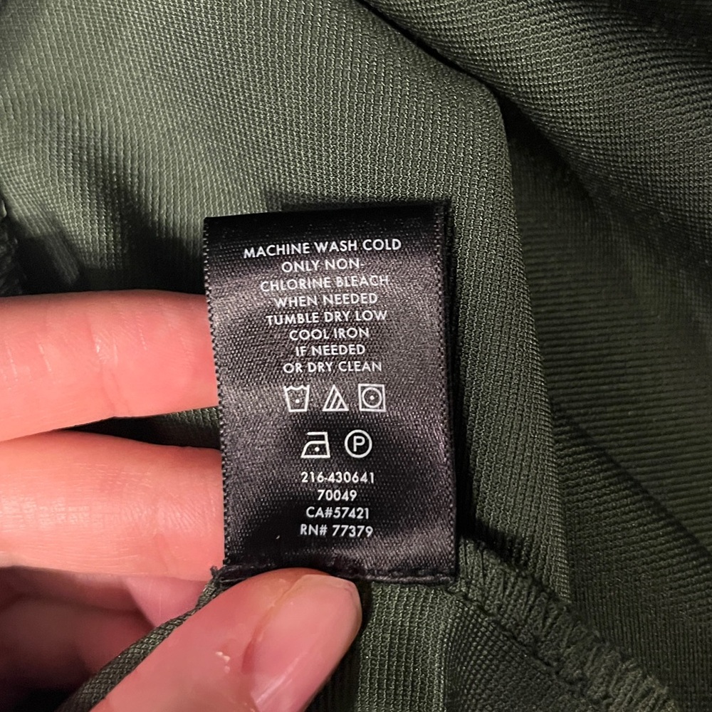 Ann Taylor Green Sleeveless Mini Dress, Size 6 - Picture 10 of 11